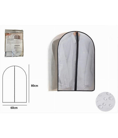 Custodia Copriabito Fodera Indumenti Giacca Cappotto Con Cerniera 60x80cm 87413