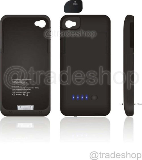Custodia Cover Interna Con Batteria Integrata X Iphone 4s 4 Ricarica Usb 1800mah Elettronica/Cellulari e accessori/Accessori/Custodie e cover/Custodie con batteria integrata Trade Shop italia - Napoli, Commerciovirtuoso.it