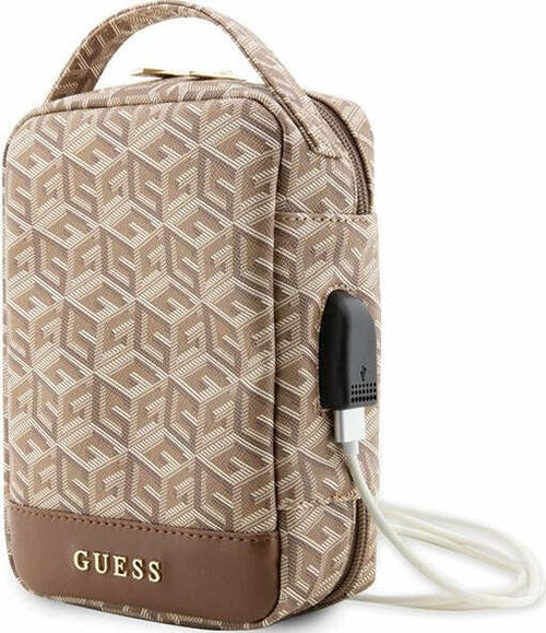custodia-guess-organaiser-portaccessori-con-maniglia--e-connettroe-usb-brown