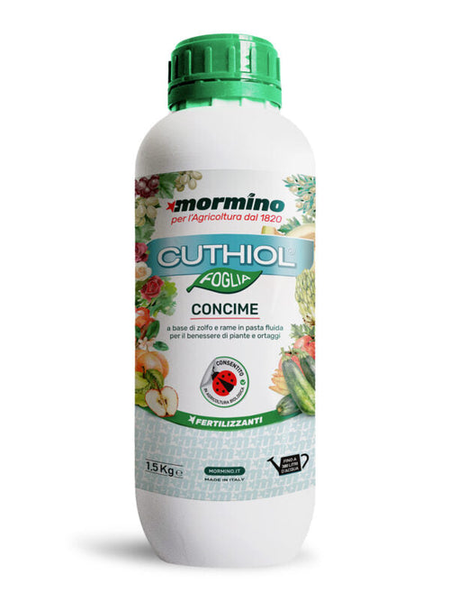 Cuthiol Foglia Kg 1,5 Pasta Fluida a Base di Rame e Zolfo Mormino