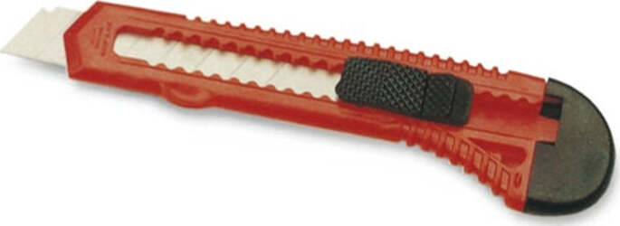 Cutter con bloccalama Basic - 18 mm - Starline Casa e cucina/Hobby creativi/Materiali per hobby creativi/Utensili per il taglio/Tappetini per taglio Eurocartuccia - Pavullo, Commerciovirtuoso.it