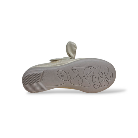 Ballerine bambina VUL-LADI champagne velcro cerimonia eleganti