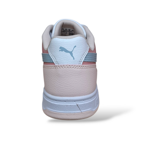 Sneakers bambina PUMA Caven rosa bianco celeste con lacci