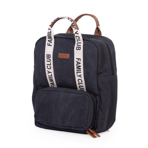 Zaino fasciatoio Childhome Family Club Canvas Black