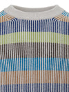 Gran Sasso Maglione Girocollo Multicolor in Cashmere da uomo
