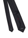 JIL SANDER Cravatta in Seta Nera 7 cm Jil Sander da uomo