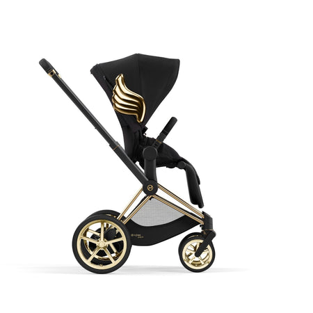 Passeggino Cybex Platinum ePriam 2 Wings by Jeremy Scott Black