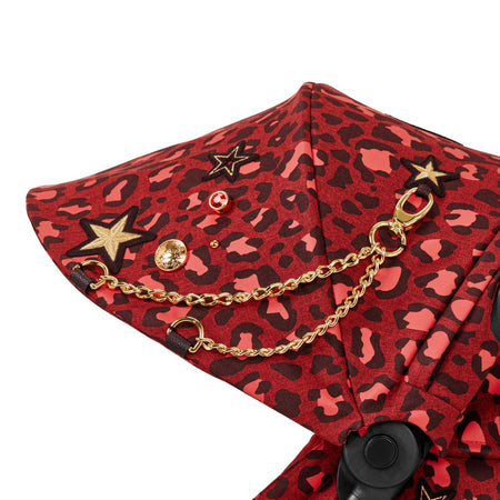 Passeggino Cybex Platinum Coya Rockstar - Rosenrot Red-Dark Red