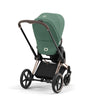 Trio Cybex Platinum Priam 4 - Telaio Rosegold - Cloud T I-SIZE Plus - Leaf Green