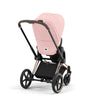 Trio Cybex Platinum Priam 4 - Telaio Rosegold - Cloud T I-SIZE Plus - Peach Pink