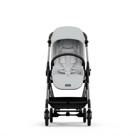 Passeggino Cybex Gold Melio Tpe e Manico Pelle-Fog Grey