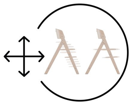 Seggiolone Cybex Gold Click & Fold Chair - Vari Colori