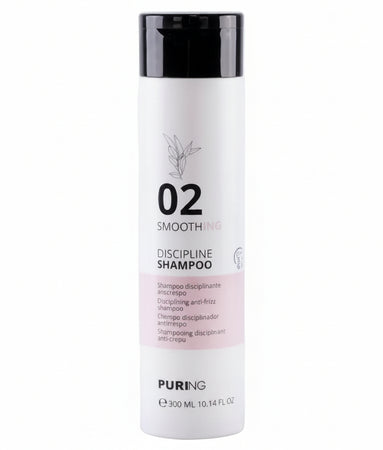Shampoo Anticrespo Disciplinante Puring Smoothing – Con Cheratina e Olio d’Oliva, Capelli Lisci, Morbidi e Luminosi