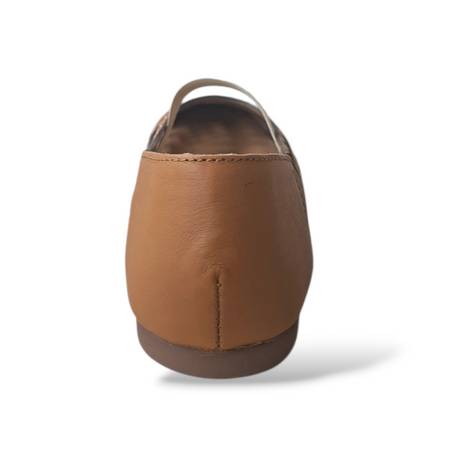 Ballerine Bambina Gioseppo Palayan | Pelle Cuoio Platino Traforate Slip-On Eleganti Versatili