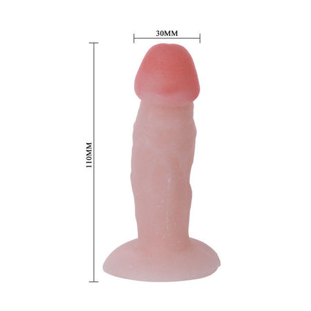 PICCOLO FALLO ANALE REALISTICO MINI PENE MORBIDO CON VENTOSA CM 11 X 3