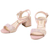 Buffalo sandalo elegante glitter rosa Rainelle 1650011