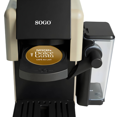 Macchina Caffè Espresso Multicapsula 4in1 con Cappuccinatore 20 Bar 1400W | Compatibile Nespresso Dolce Gusto Cialde e Polvere