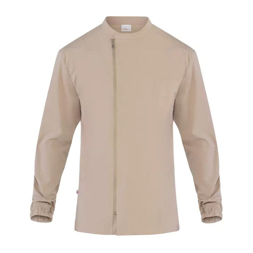 Casacca Davide Beige Casacca Uomo Medicale Elasticizzata Manica Lunga