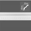€ 0,99ml *** STOCK *** Pacco da 90ml di cornice decorativa in polistirene compatto XPS 50X65mm D101/80 - Eternal Parquet