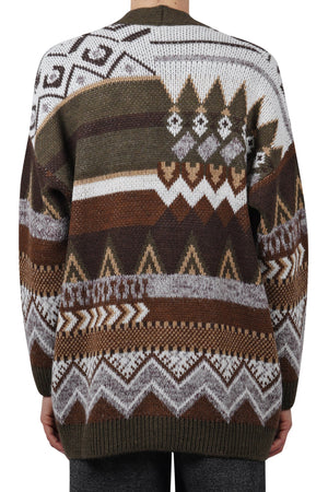 LA FEMME BLANCHE La Femme Blanche - Cardigan - 461501 - Fantasia verdone da donna