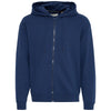 Blend felpa blu con zip e cappuccio 20717883 Felpe Blend