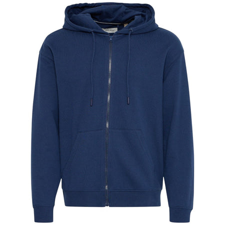 Blend felpa blu con zip e cappuccio 20717883 Felpe Blend