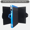 Sei G portacarte safe magnetic royal con custodia in pelle nera