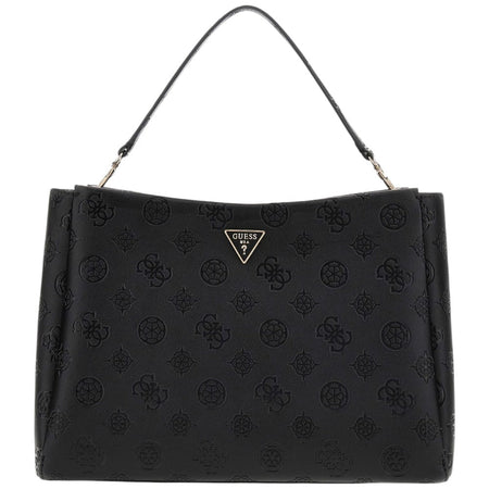 Guess borsa a mano nera 4G Logo peony TISHA HWPD7764070BLO