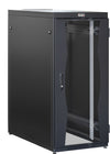 Armadio NetRack 19'' 600x1000 27 Unità Nero Porte Grigliate da Assemblare