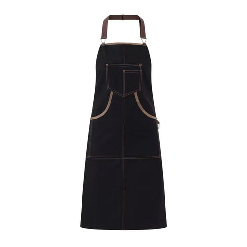 Grembiule Naxos Nero Grembiule Pettorina Cameriere pub Trattoria