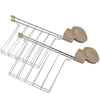 TOGNANA Tostapane Elettrico con Pinze Champagne Plastica-Acciaio Inox Beige
