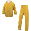 Completo Impermeabile Giallo Giacca Pantalone Antipioggia