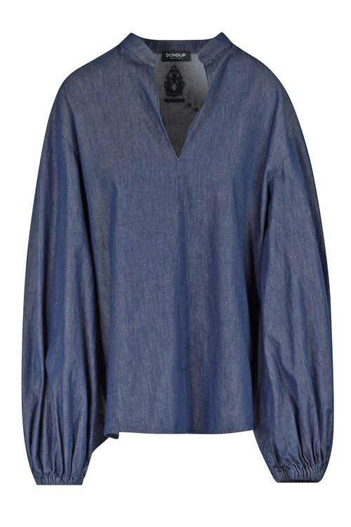 DONDUP Dondup - Blusa - 450589 - Denim scuro da donna
