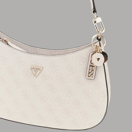 Borsa Guess Noelle a Spalla 4G con Charm Rimovibile