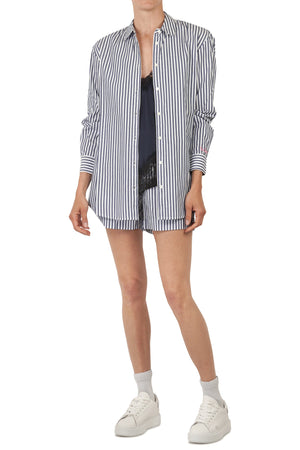 MC2 SAINT BARTH MC2 Saint Barth - Camicia - 450901 - Bianco/Blu da donna