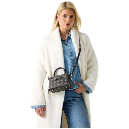 Guess Mini borsa a mano Silia 4G logo peony HWGP9890760ESL