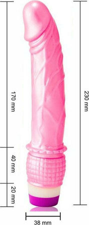 D47-194159 Waves Of Pleasure Fantasy Vibe Fallo Realistico Economico Morbido Vibraotre Rosa 25 Cm Salute e cura della persona/Erotismo e contraccezione/Sex toys/Vibratori/Vibratori classici Kondorama - Martinsicuro, Commerciovirtuoso.it