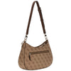 Guess borsa a spalla marrone 4G Logo NOELLE HWBG9672180LGW