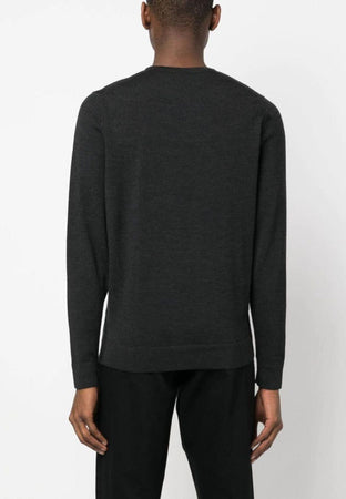 calvin klein MAGLIONE SUPERIOR WOOL CREW NECK SWEATER da uomo