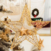 Stella di Natale luminosa a luce calda con effetto Flashled Diamond decorazione natalizia