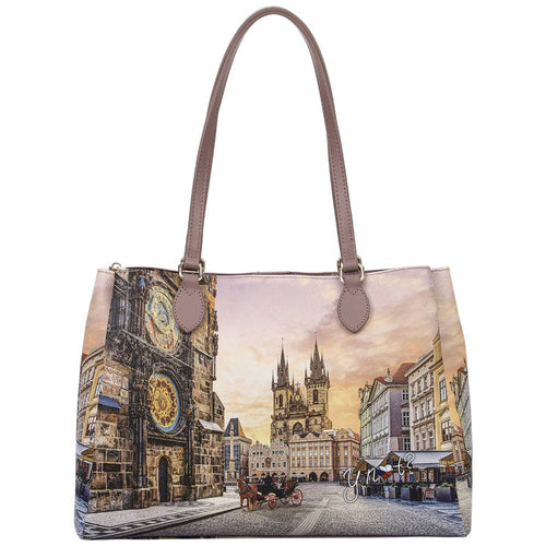 YNot borsa a spalla ASTRO CLOCK linea YESBAG YES594F6