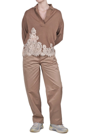 8PM 8pm - Pantalone - 470490 - Cammello da donna