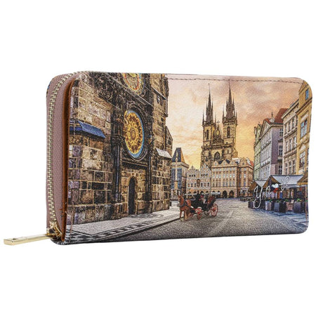 YNot portafoglio grande ASTRO CLOCK YES372F6