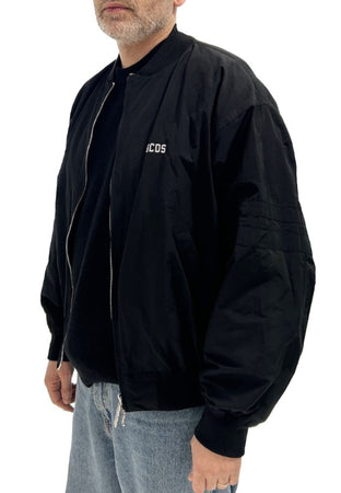GCDS Giubbotto LOGO REGULAR NYLON VARSITY BOMBER da uomo