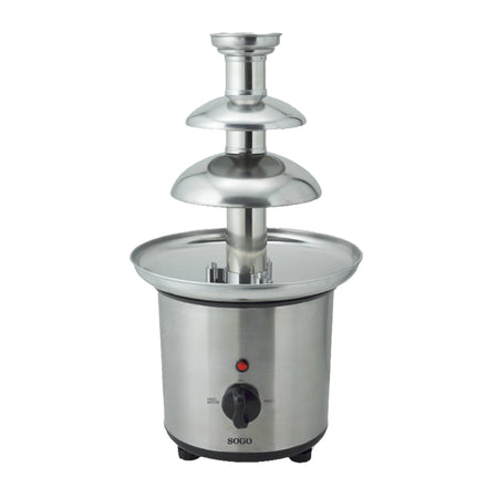Fontana di Cioccolato Elettrica in Acciaio Inox 700ml 100W per Feste e Eventi