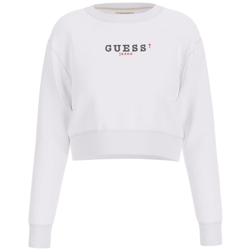 Guess jeans felpa bianca W5RQ28 K68I4 G011 Felpe Guess Jeans