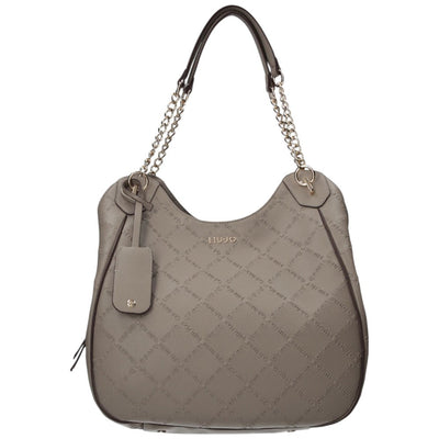 Liu Jo borsa satchel taupe grande AF5054E0538-71105