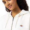 Dickies felpa ecru con cappuccio OAKPORT ZIPPED DK0A4Y1ZECR