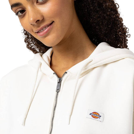 Dickies felpa ecru con cappuccio OAKPORT ZIPPED DK0A4Y1ZECR