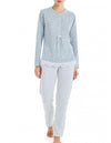 Ragno Pigiama da Donna Cotone Leggero Maniche Lunghe D896N1 S32 - Passarelli Biancheria